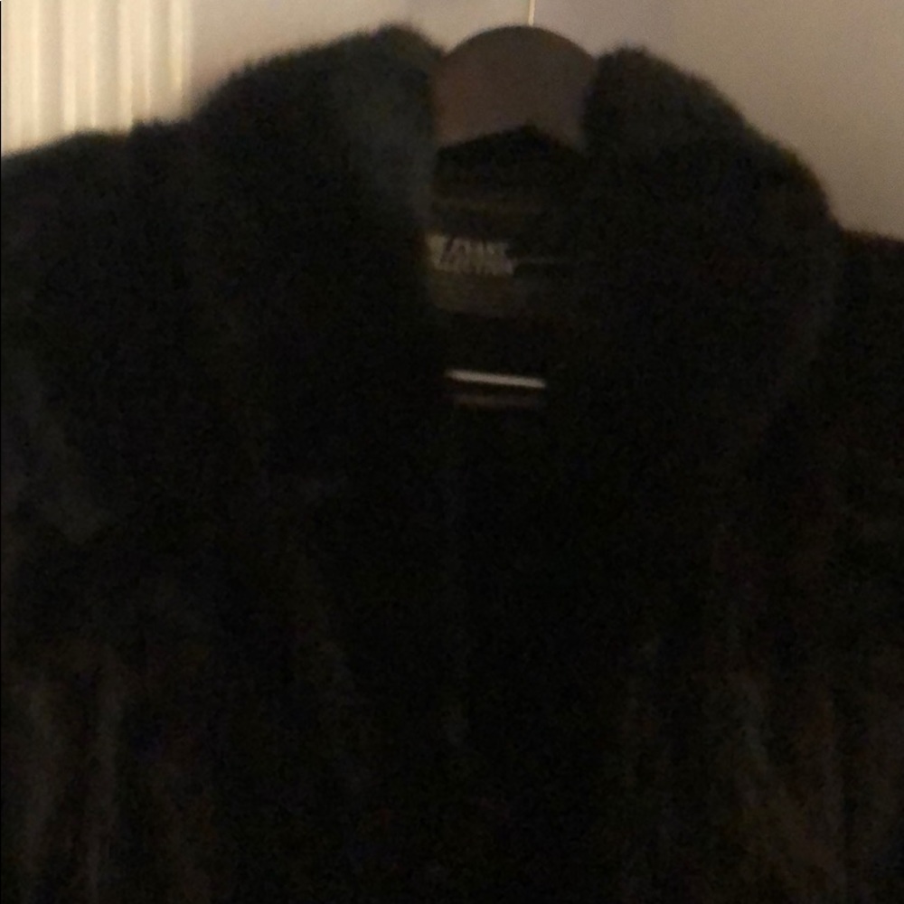 Black full length Mink Coat